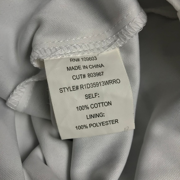 Floral Spring Easter Dress Ruffle Collar + Pockets - Picture 6 of 7